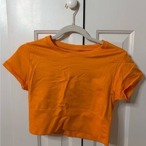 Aerie Orange Short Sleeve Tee